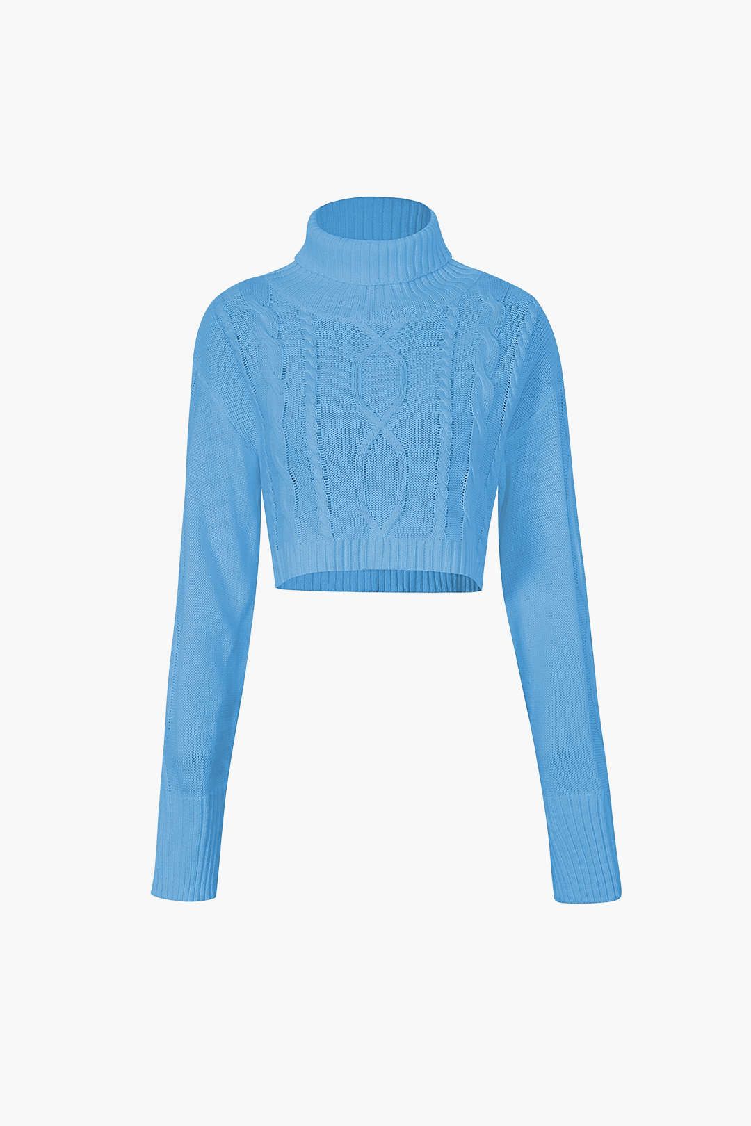 Turtleneck Cable Sweater sold by Micas product image thumbnail 2