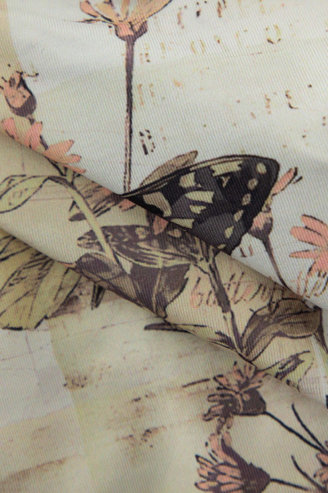 Butterfly Print Off The Shoulder Crop Top sold by Micas product image thumbnail 4