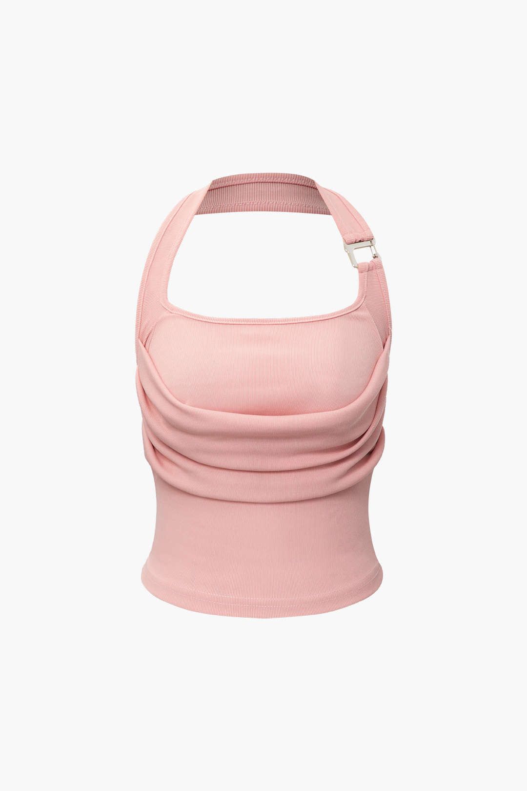 Ruched Front Halter Top sold by Micas