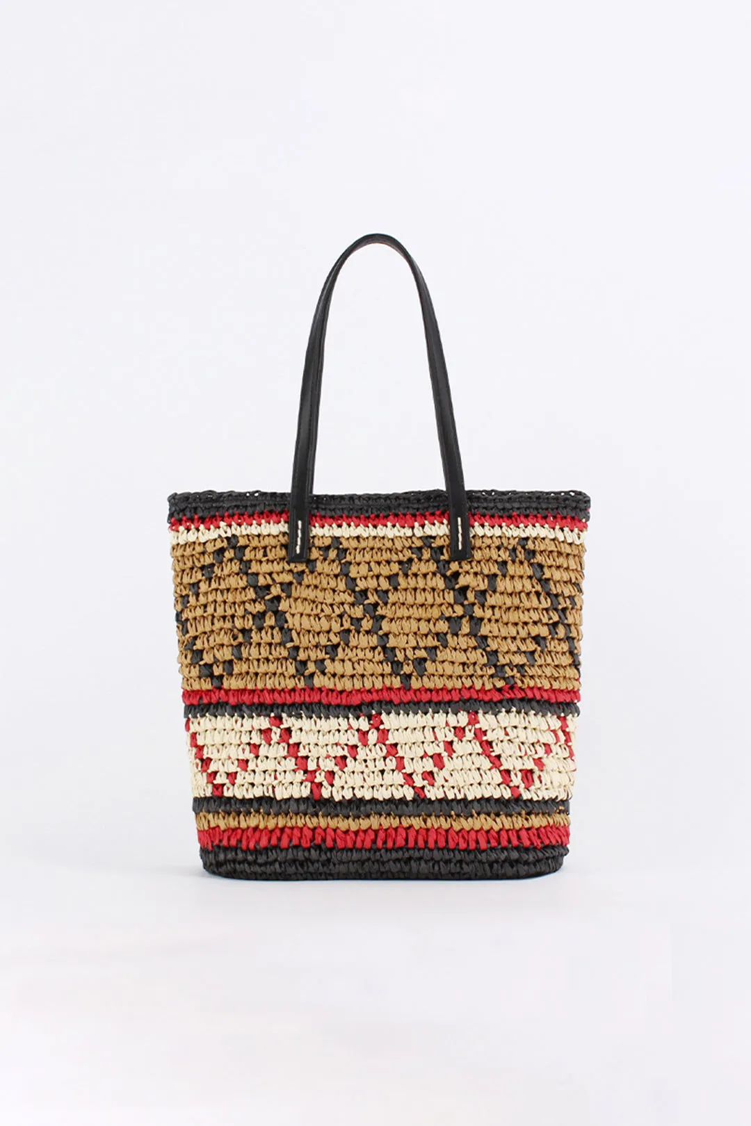 Geometric Pattern Strap Tote Bag sold by Micas