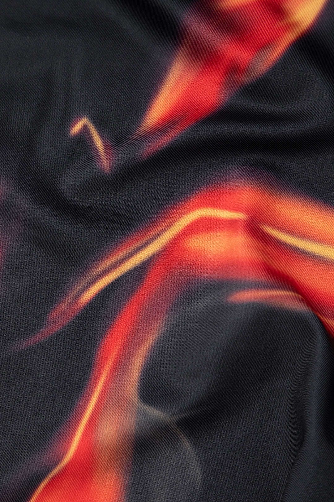 Fire Print Plunge Neckline Halter Maxi Dress sold by Micas product image thumbnail 5