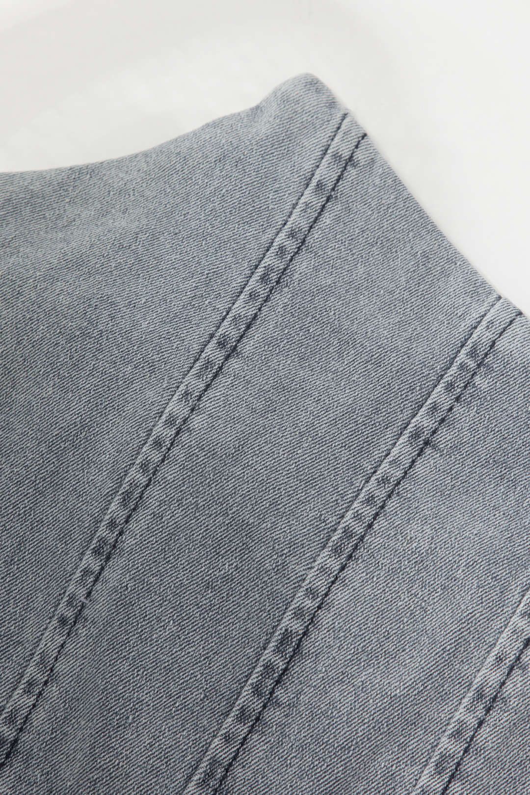 Denim Strapless Mini Dress sold by Micas product image thumbnail 3