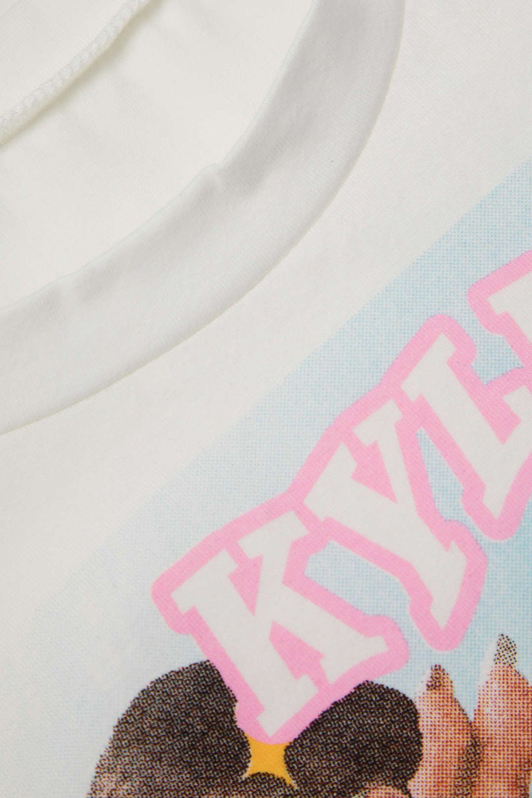 Kylie Graphic Crop Short Sleeve T-Shirt sold by Micas product image thumbnail 3