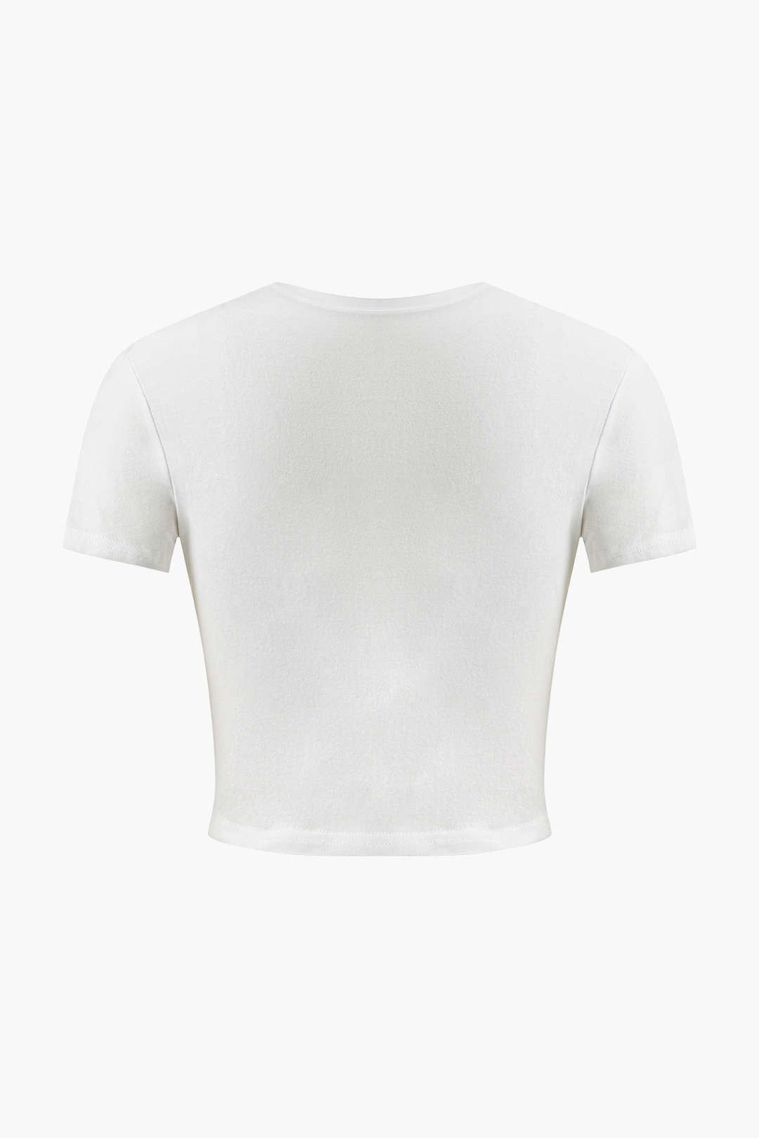 Kylie Graphic Crop Short Sleeve T-Shirt sold by Micas product image thumbnail 2