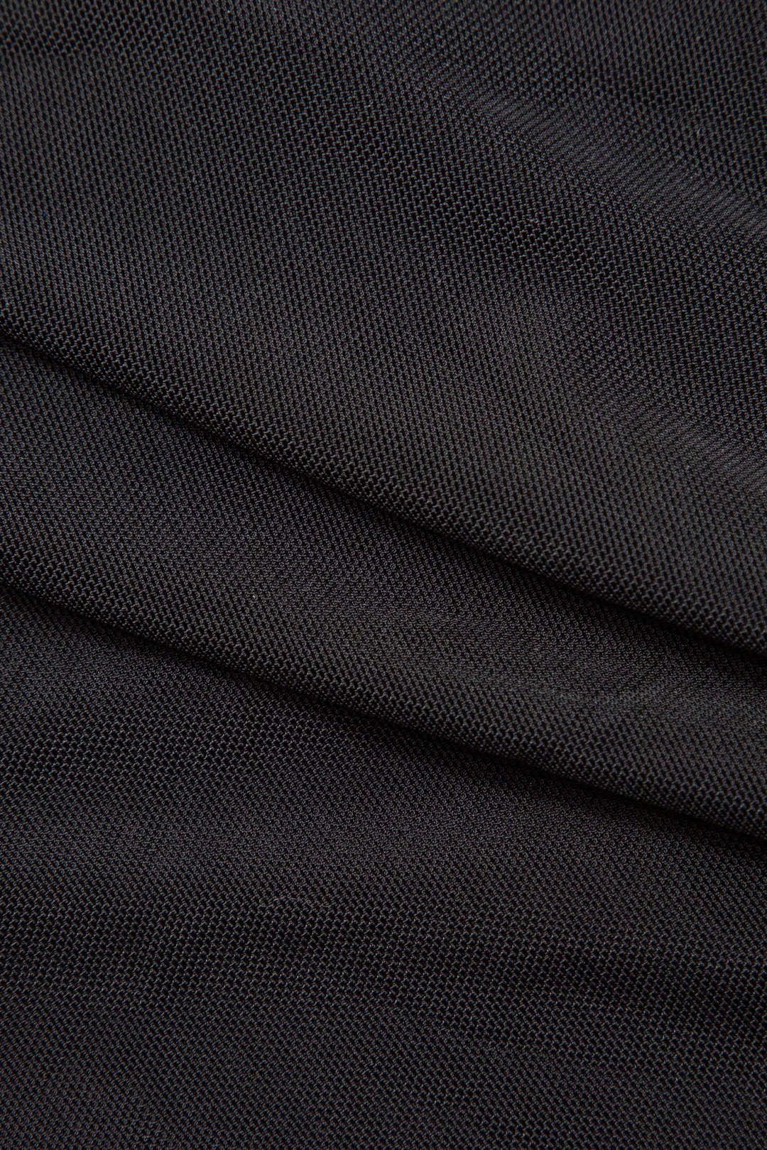 Cut Out Front Mesh Sleeve Crop Top sold by Micas product image thumbnail 3