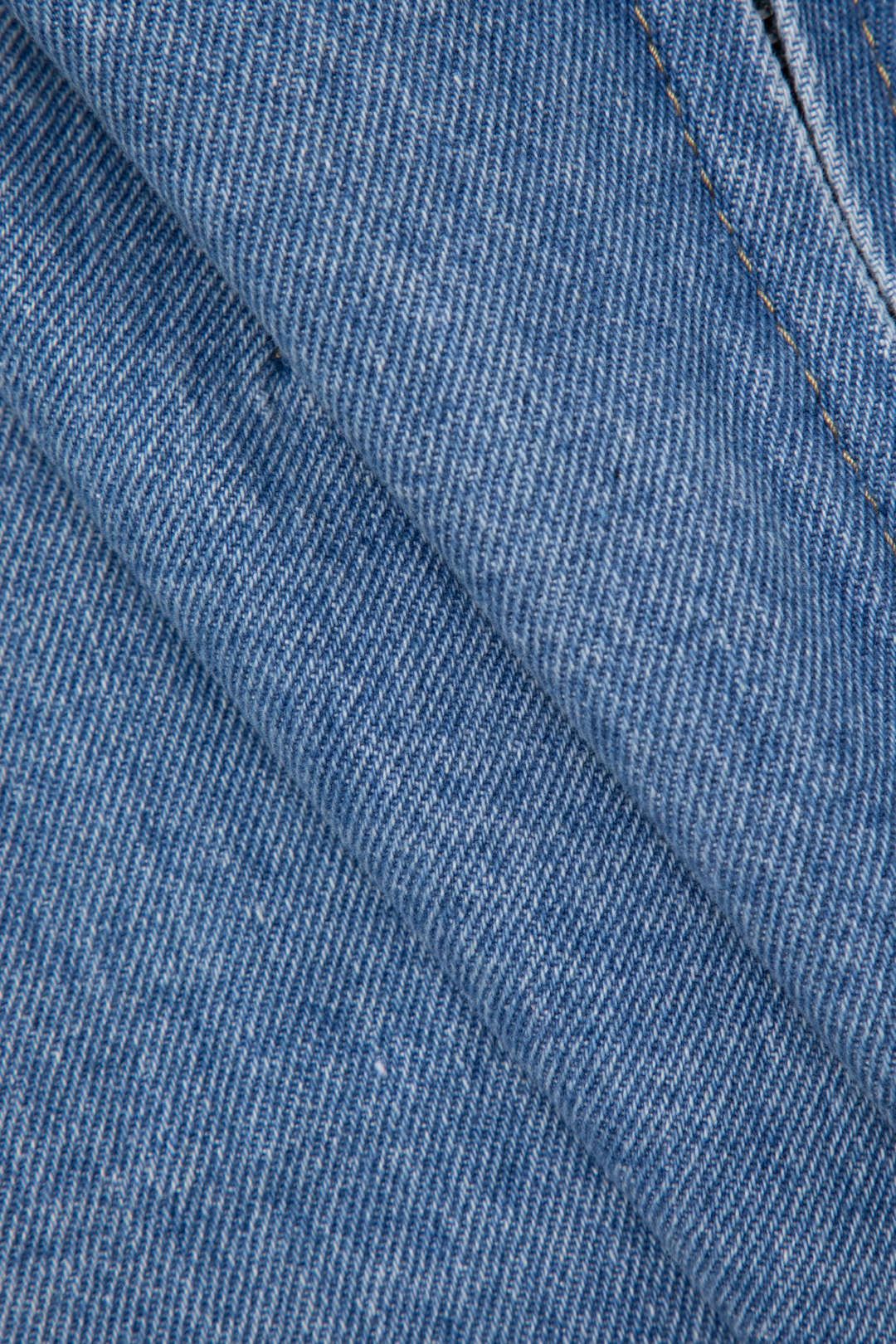 Asymmetric Wrap Denim Mini Skirt sold by Micas product image thumbnail 6