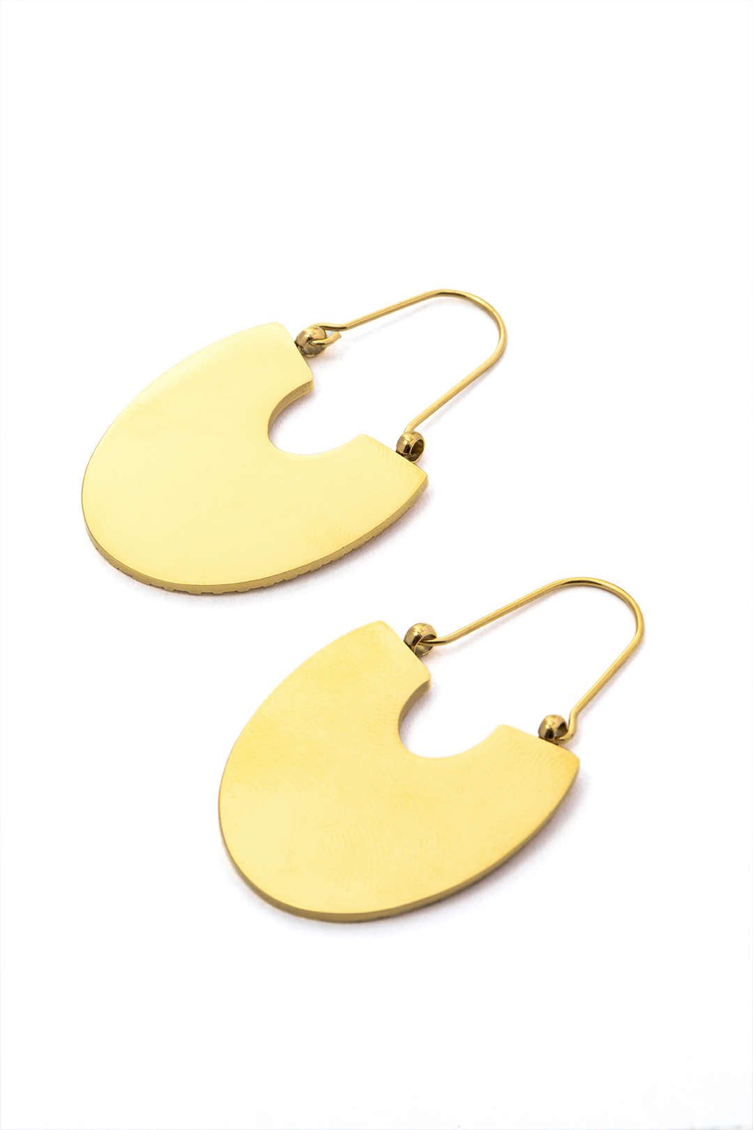 Fan Design Hoop Earrings sold by Micas product image thumbnail 5