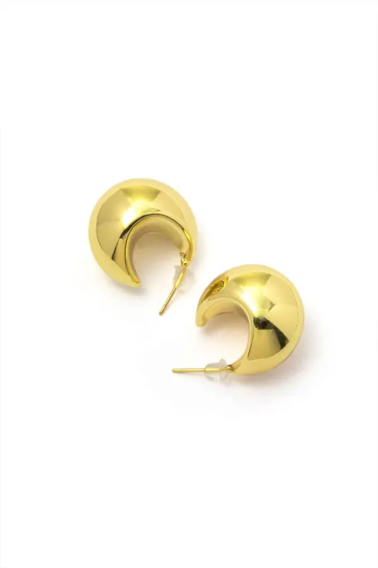 Curved Hoop Earrings sold by Micas