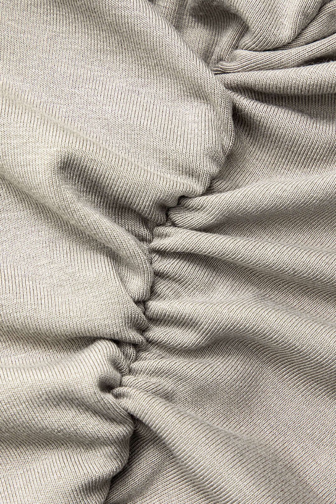 Asymmetric Neck Ruched Long Sleeve Top sold by Micas product image thumbnail 3