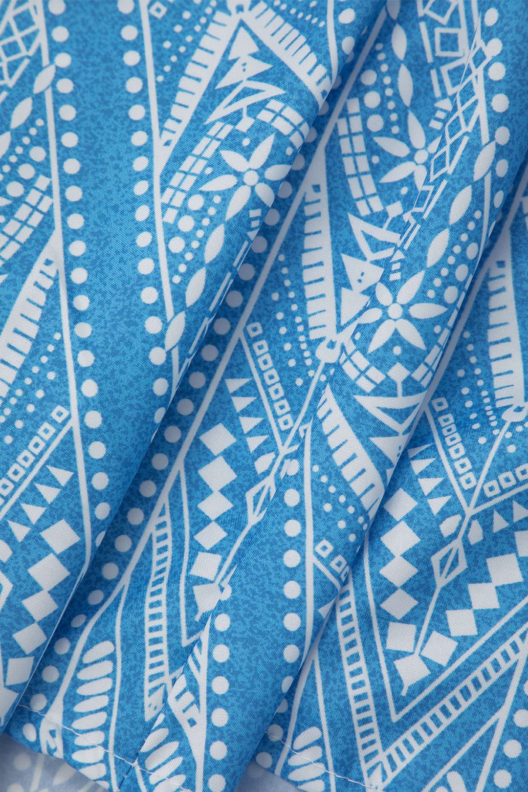 Printed V-neck Halter Mini Dress sold by Micas product image thumbnail 5