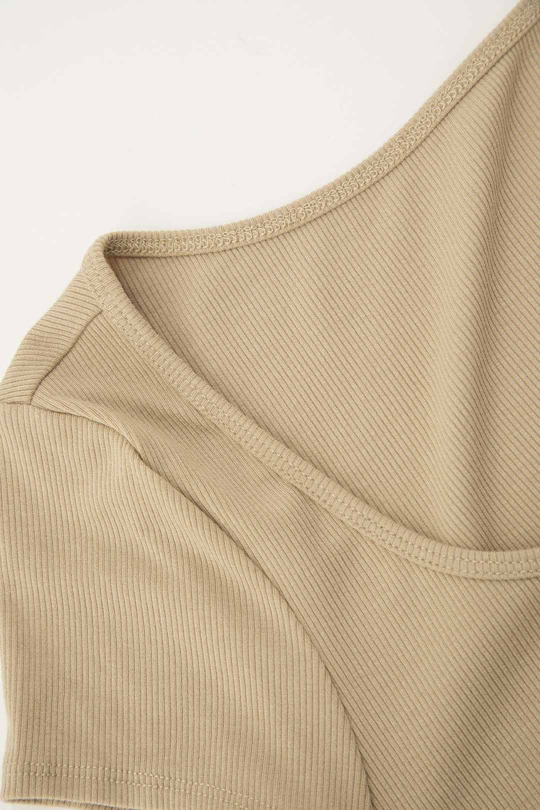 Square Neck Rib Knit Short Sleeve Bodysuit sold by Micas product image thumbnail 4