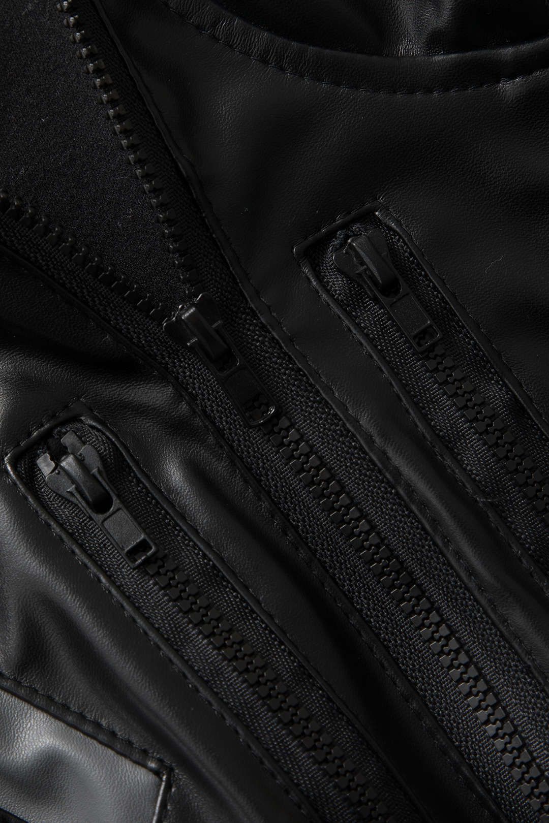 Faux Leather Lace-Up Corset Top sold by Micas product image thumbnail 5