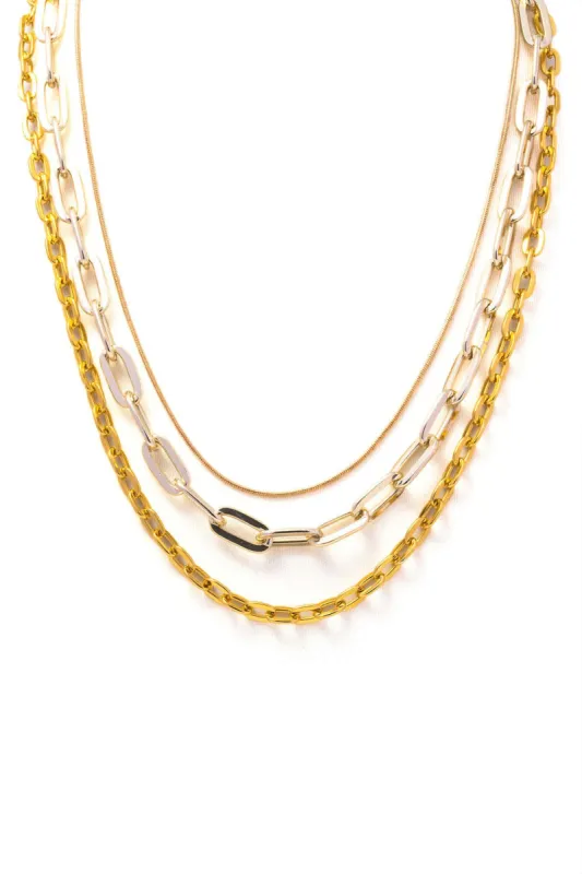 Triple-layer Necklace sold by Micas