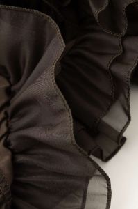 Asymmetrical Ruffle Mini Dress sold by Micas