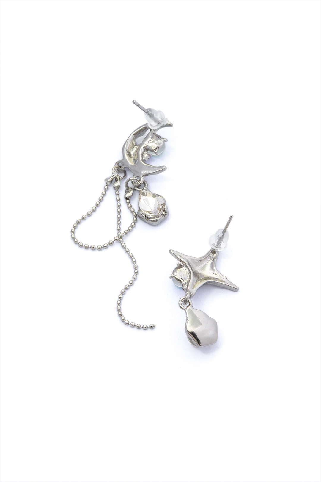 Star Moon Drop Earrings sold by Micas product image thumbnail 2