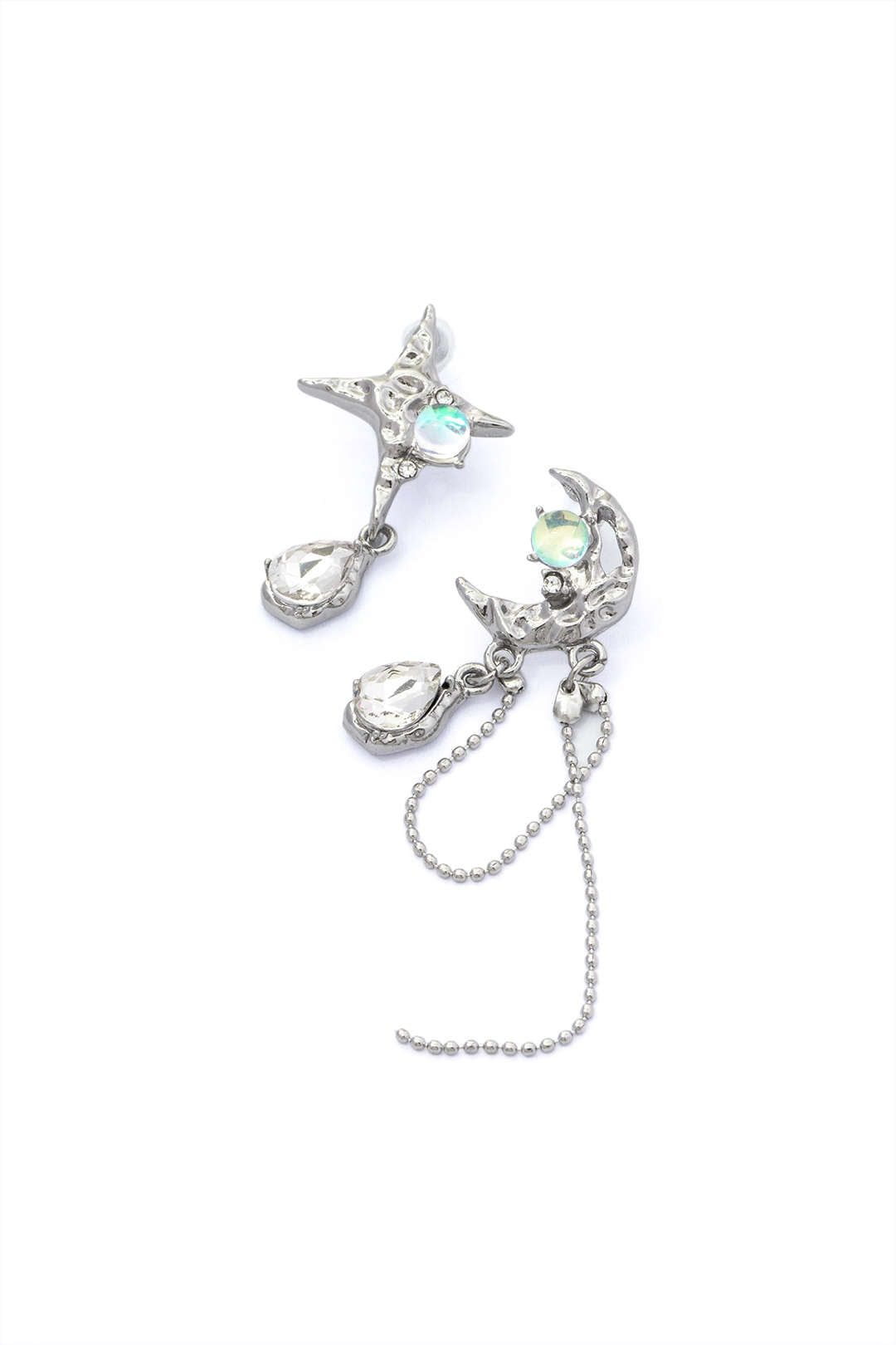 Star Moon Drop Earrings sold by Micas product image thumbnail 3
