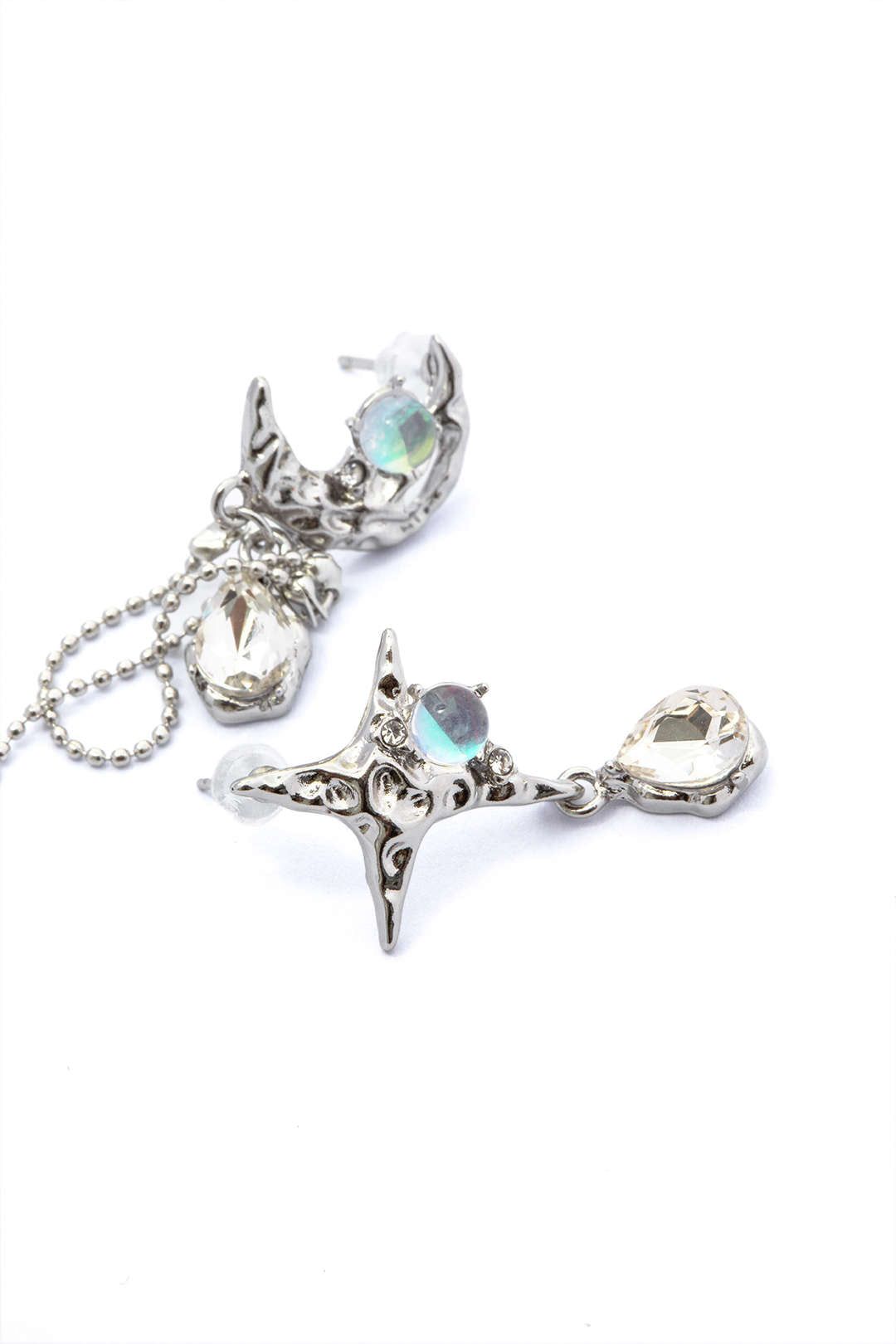 Star Moon Drop Earrings sold by Micas product image thumbnail 4