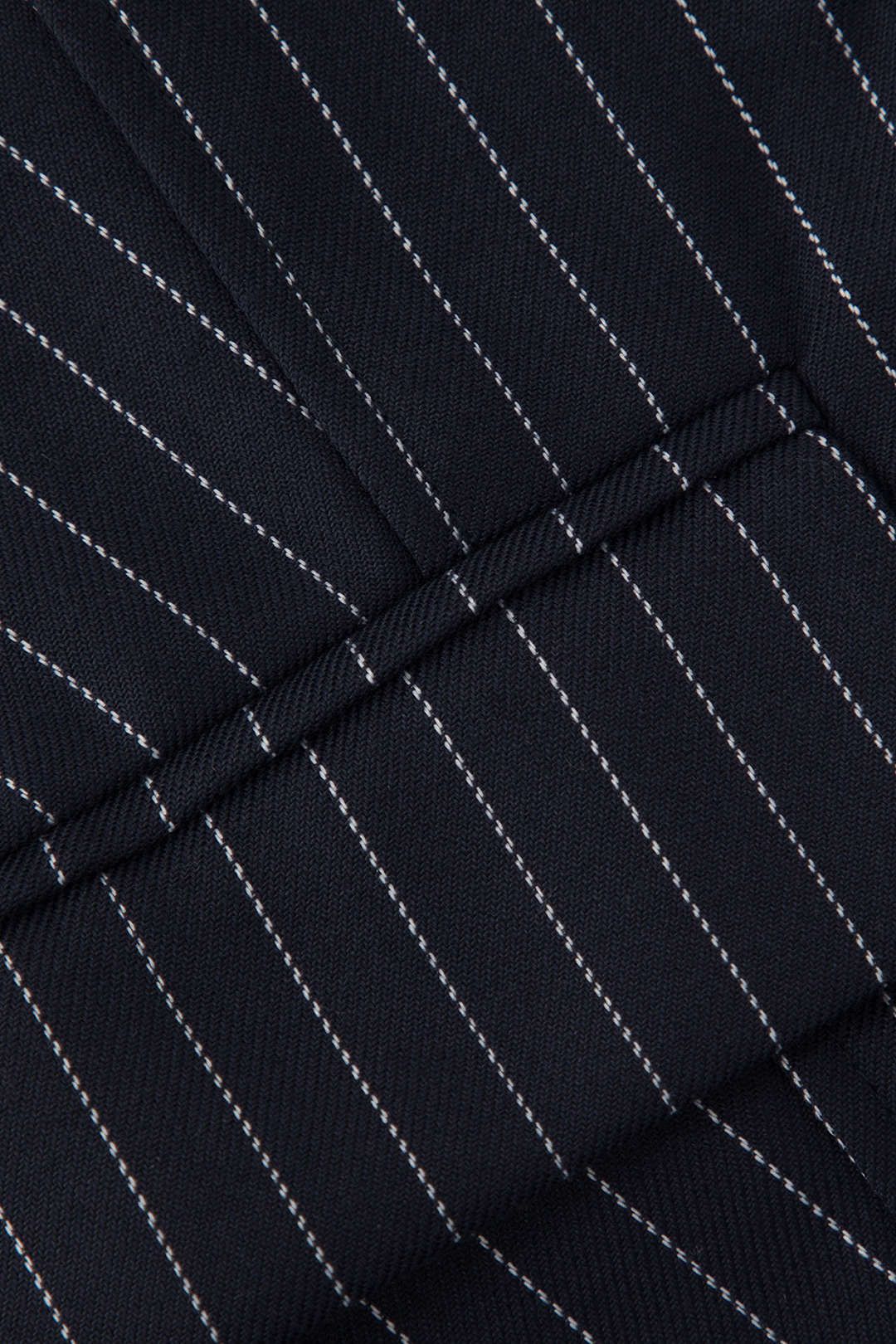 Vertical Stripe V-neck Hook And Eye Vest sold by Micas product image thumbnail 4