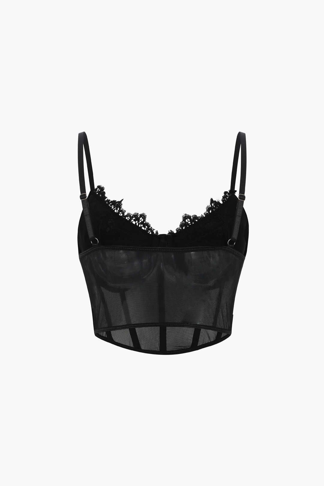 Mesh And Lace Bustier Top sold by Micas product image thumbnail 2