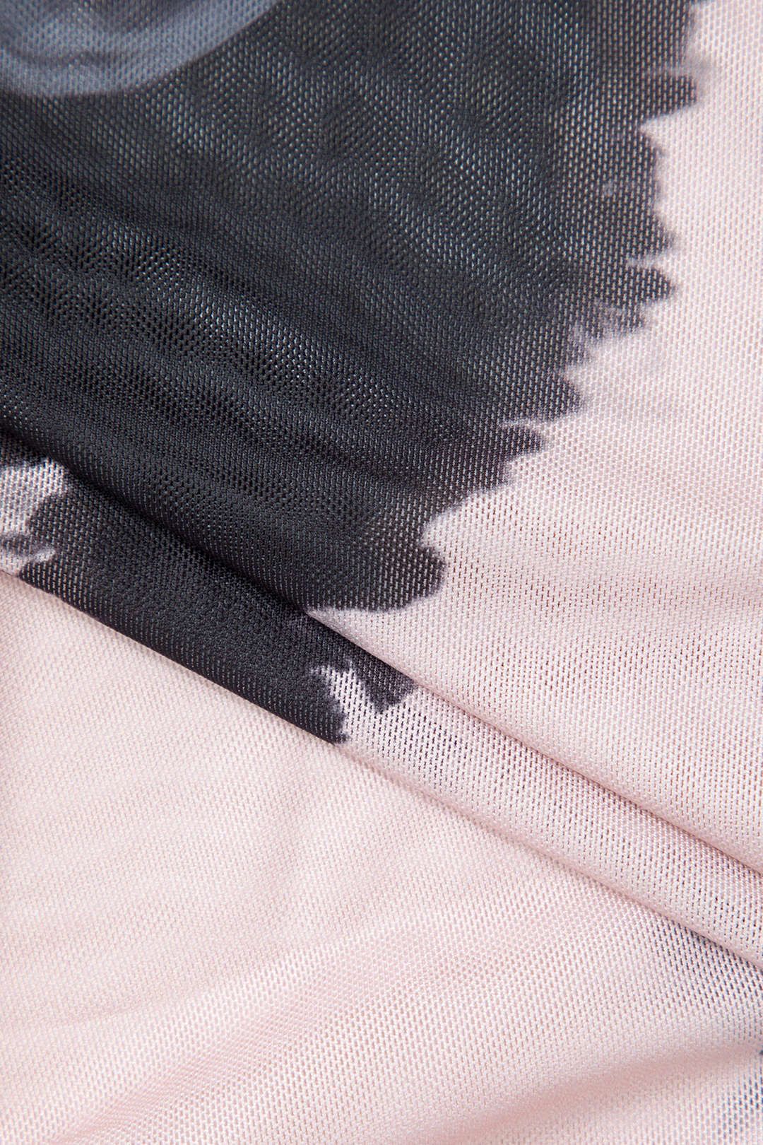 Tie Dye Drawstring Mesh Long Sleeve Top sold by Micas product image thumbnail 4