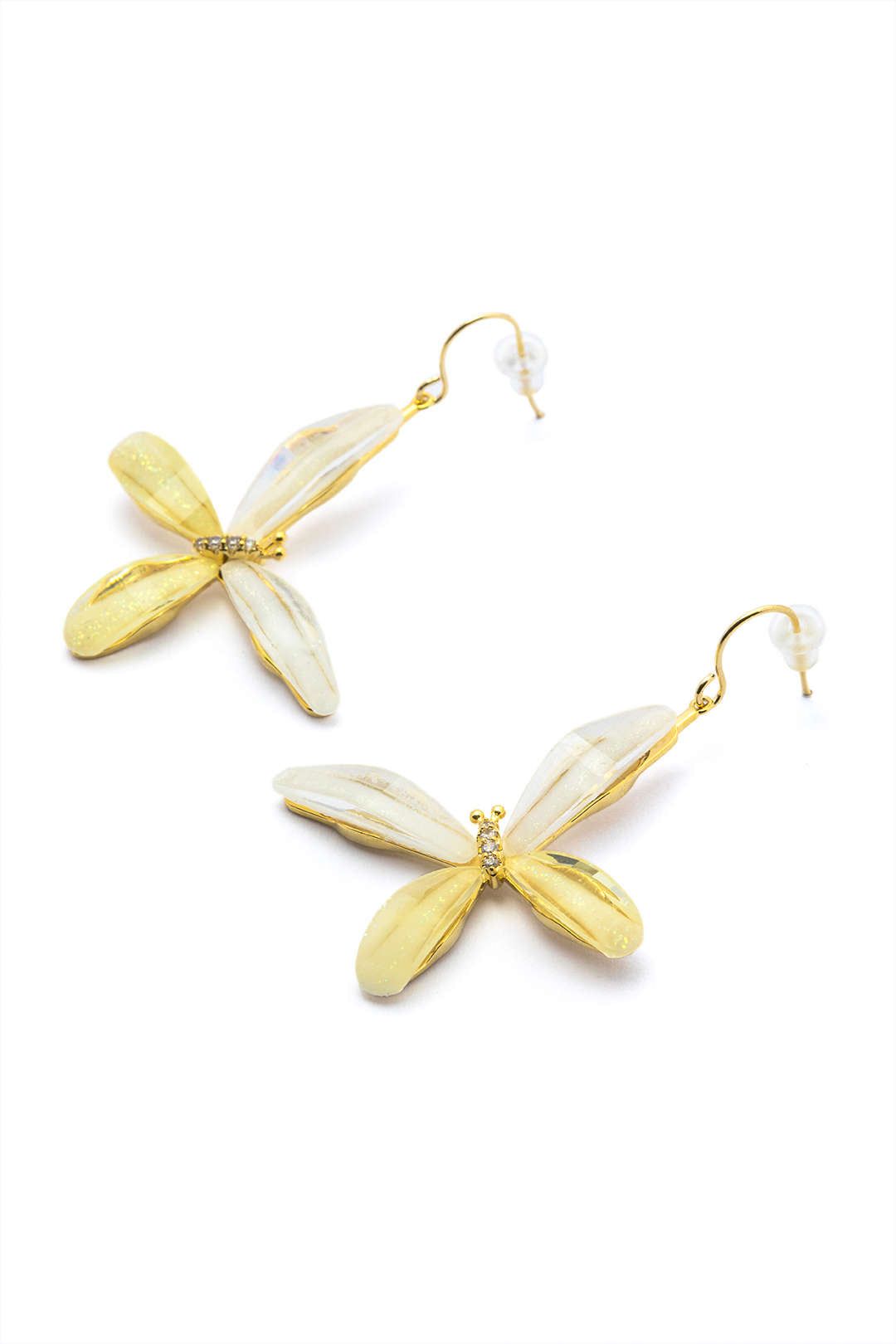 Butterfly Drop Earrings sold by Micas product image thumbnail 4