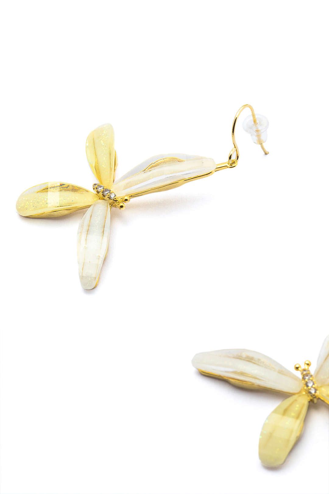 Butterfly Drop Earrings sold by Micas product image thumbnail 3
