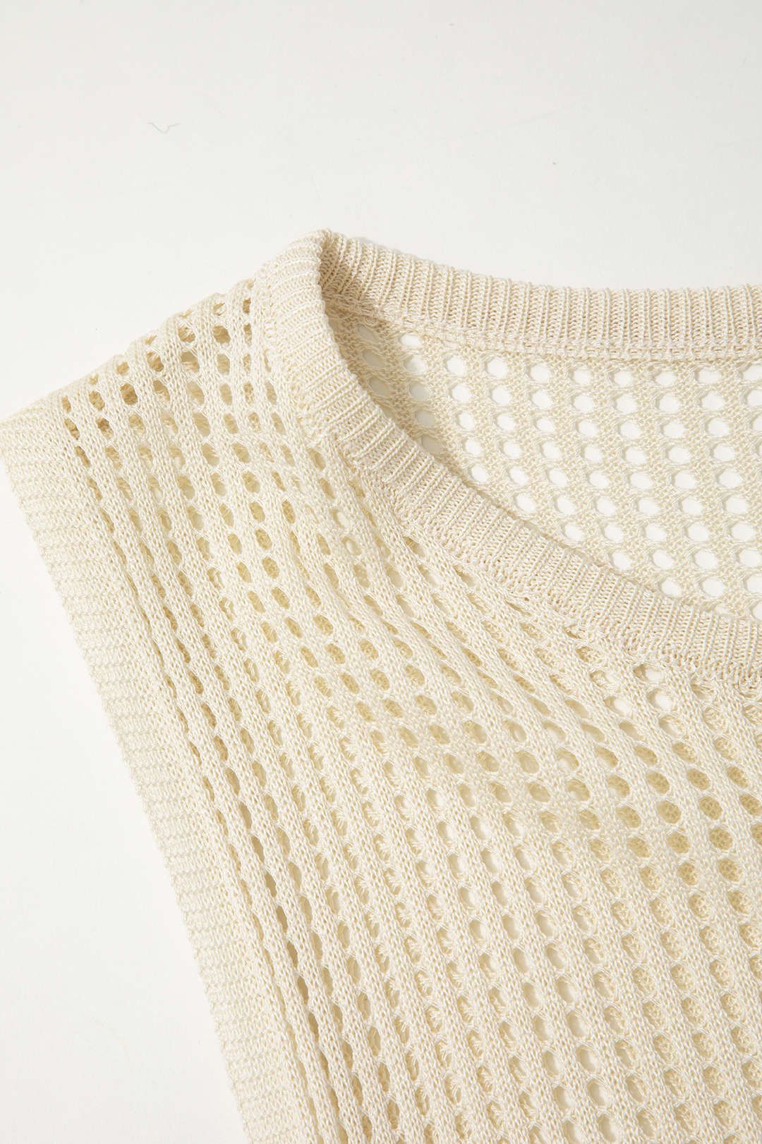 Open Knit Sleeveless Cover-up Maxi Dress sold by Micas product image thumbnail 3