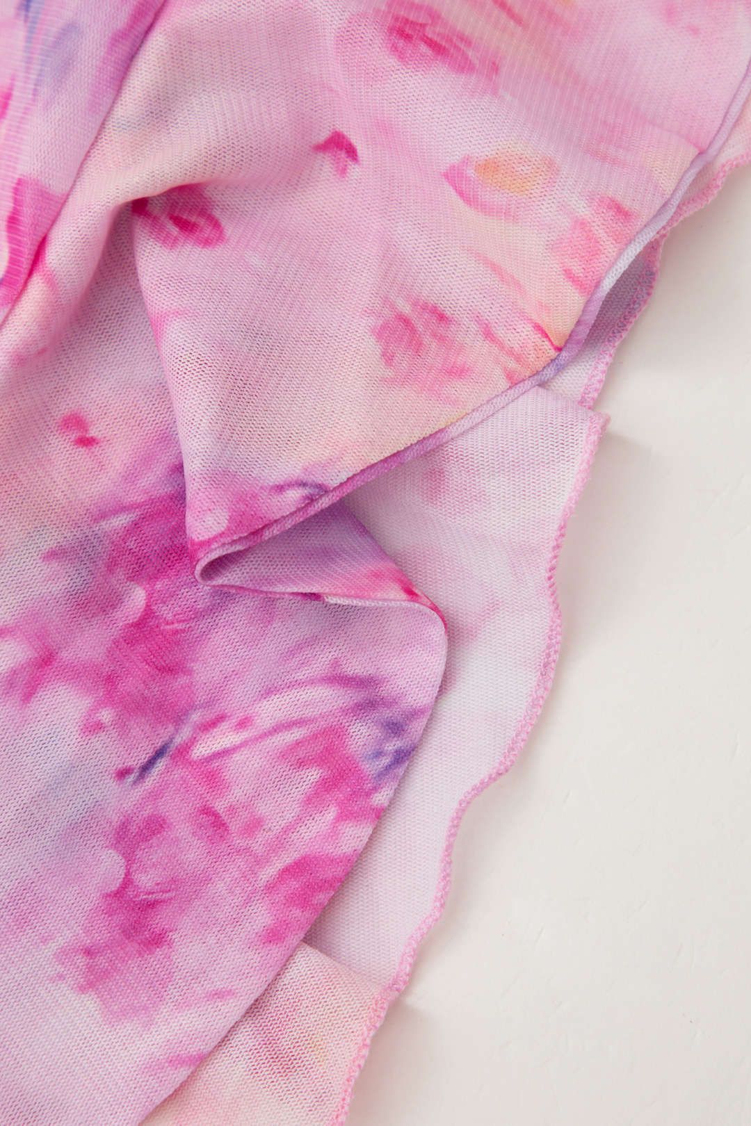 Printed Mesh Ruffle Skirt sold by Micas product image thumbnail 3