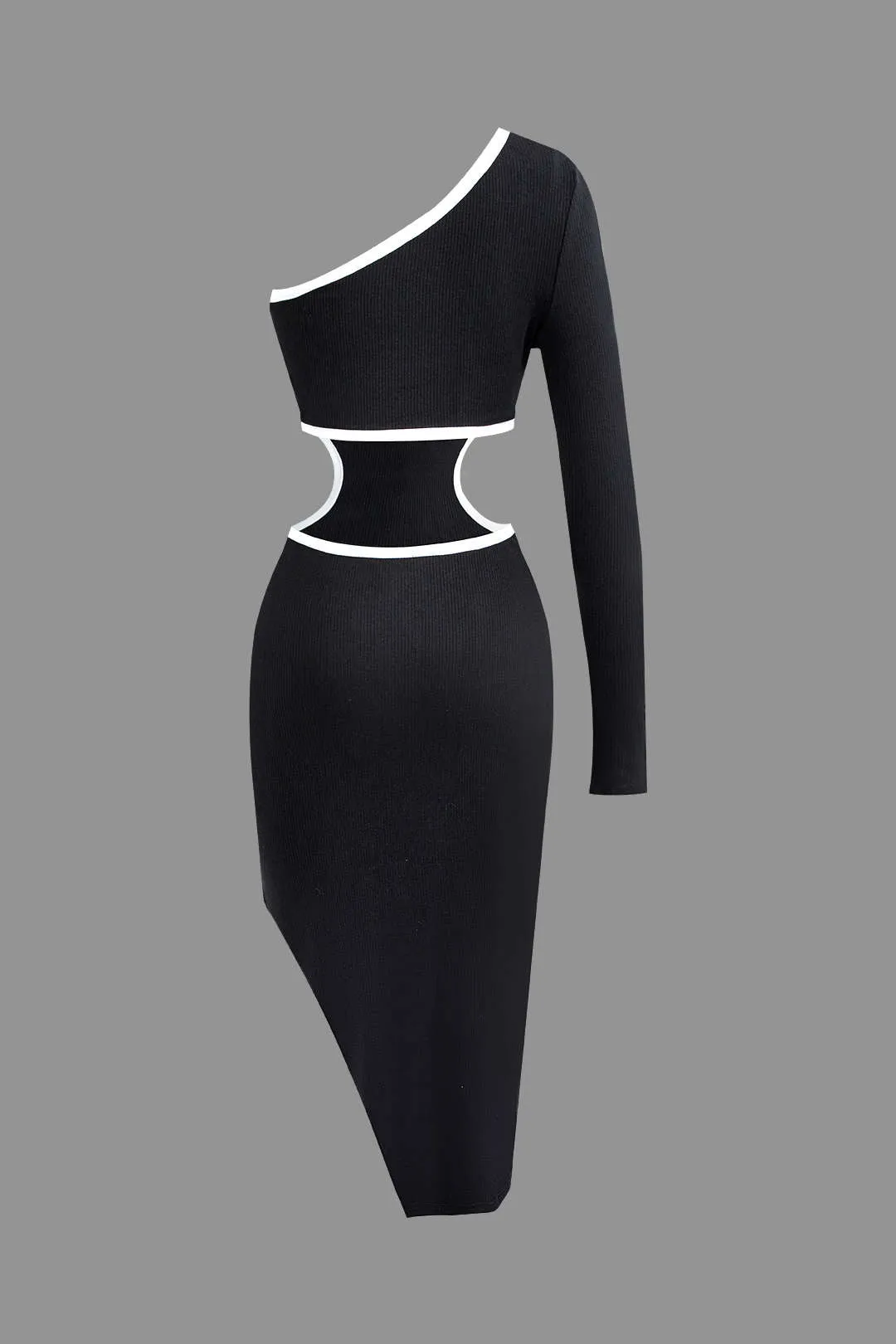 Contrast Cut Out Midi Dress sold by Micas product image thumbnail 2
