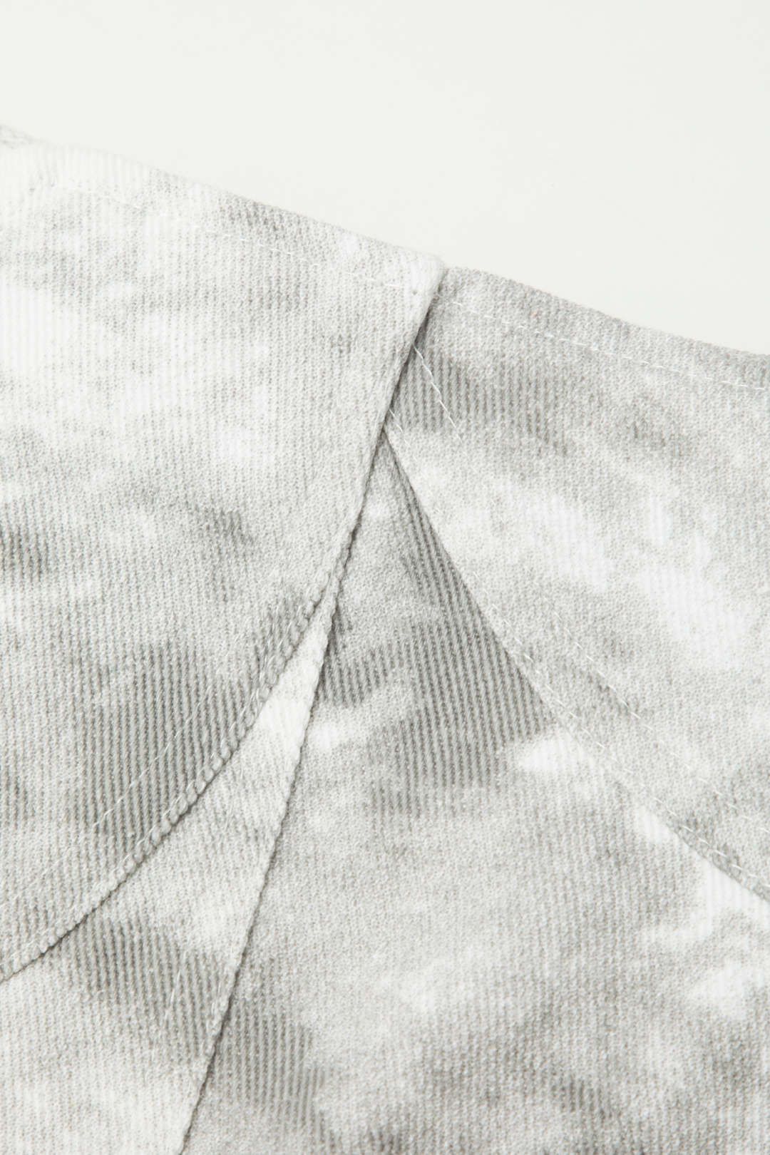 Tie Dye Denim Zipper Crop Top And Mini Skirt Set sold by Micas product image thumbnail 7