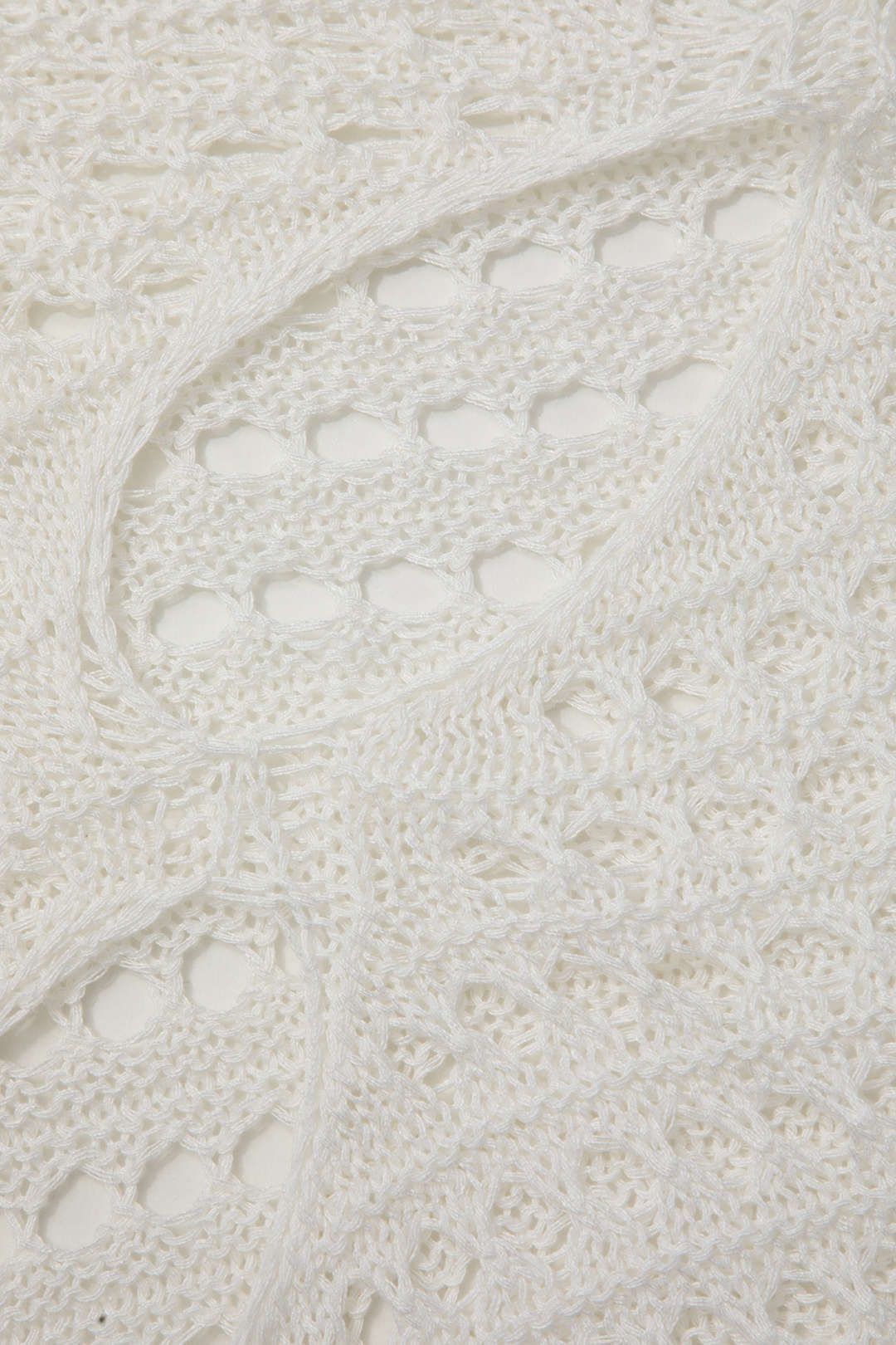 Cut Out Open Knit Crop Cover Up Top sold by Micas product image thumbnail 3