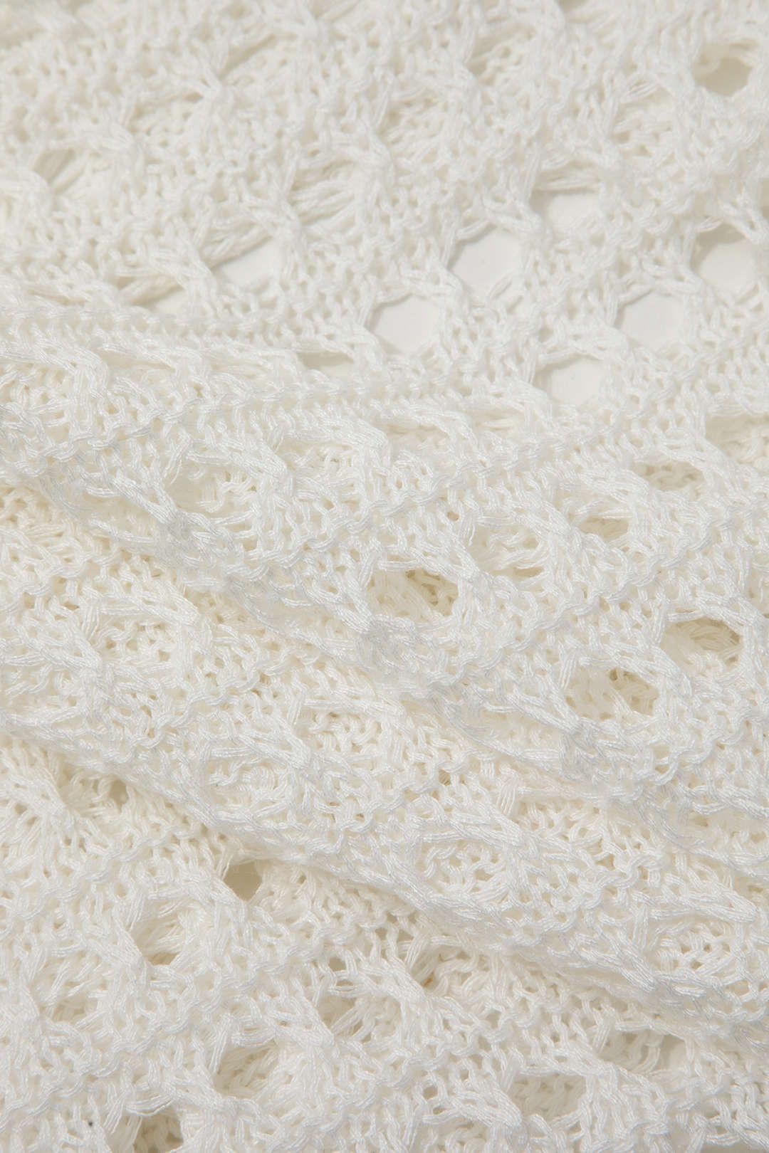 Cut Out Open Knit Crop Cover Up Top sold by Micas product image thumbnail 4