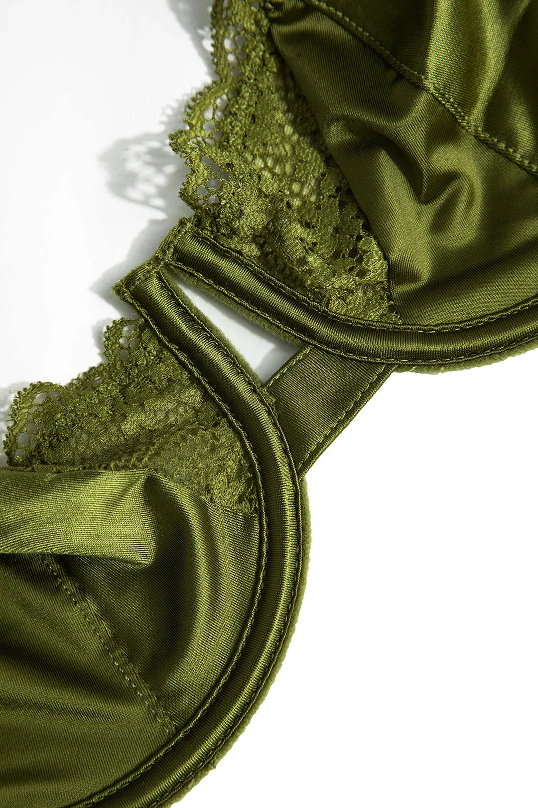 Solid Lace Patchwork Brassiere sold by Micas product image thumbnail 3