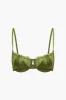 Solid Lace Patchwork Brassiere sold by Micas