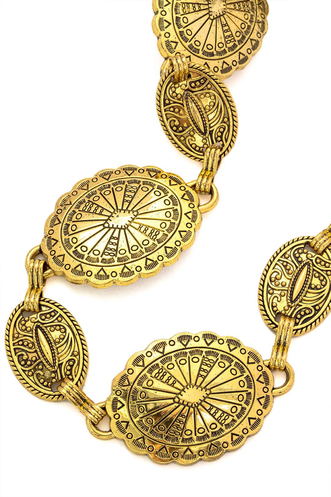 Oval Disc Chain Belt sold by Micas product image thumbnail 5