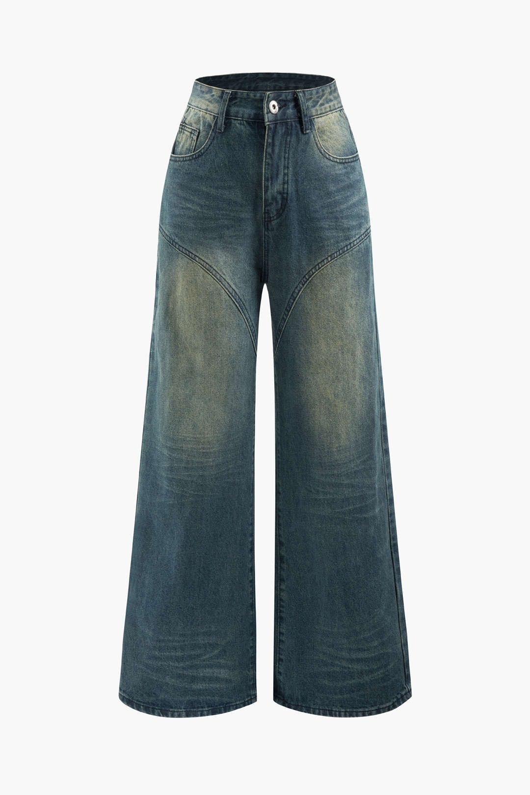 Distressed Wide Leg Jeans sold by Micas