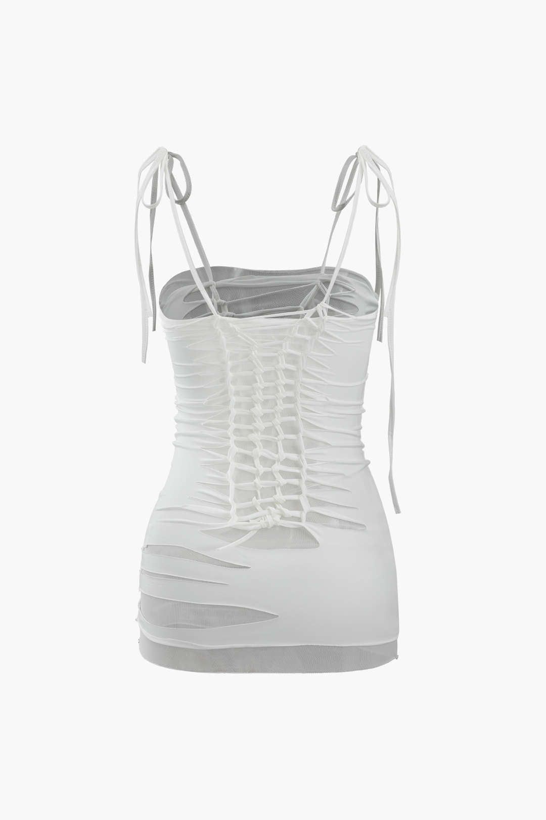 Braided Cut Out Tie Strap Mini Dress sold by Micas product image thumbnail 2