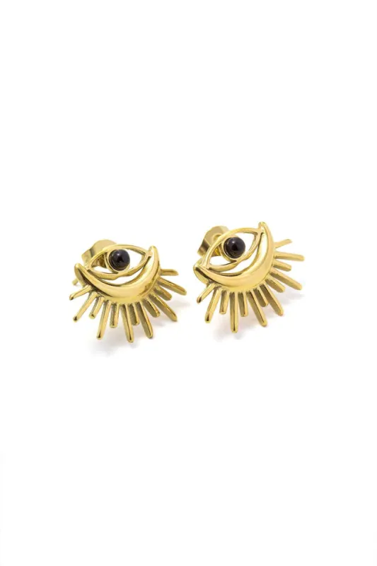 Evil Eye Stud Earrings sold by Micas