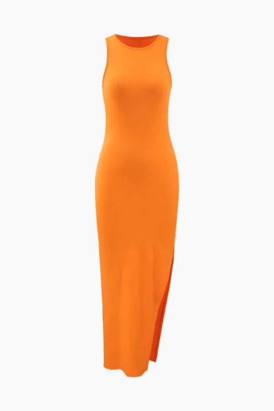 Asymmetric Sleeveless Midi Dress sold by Micas