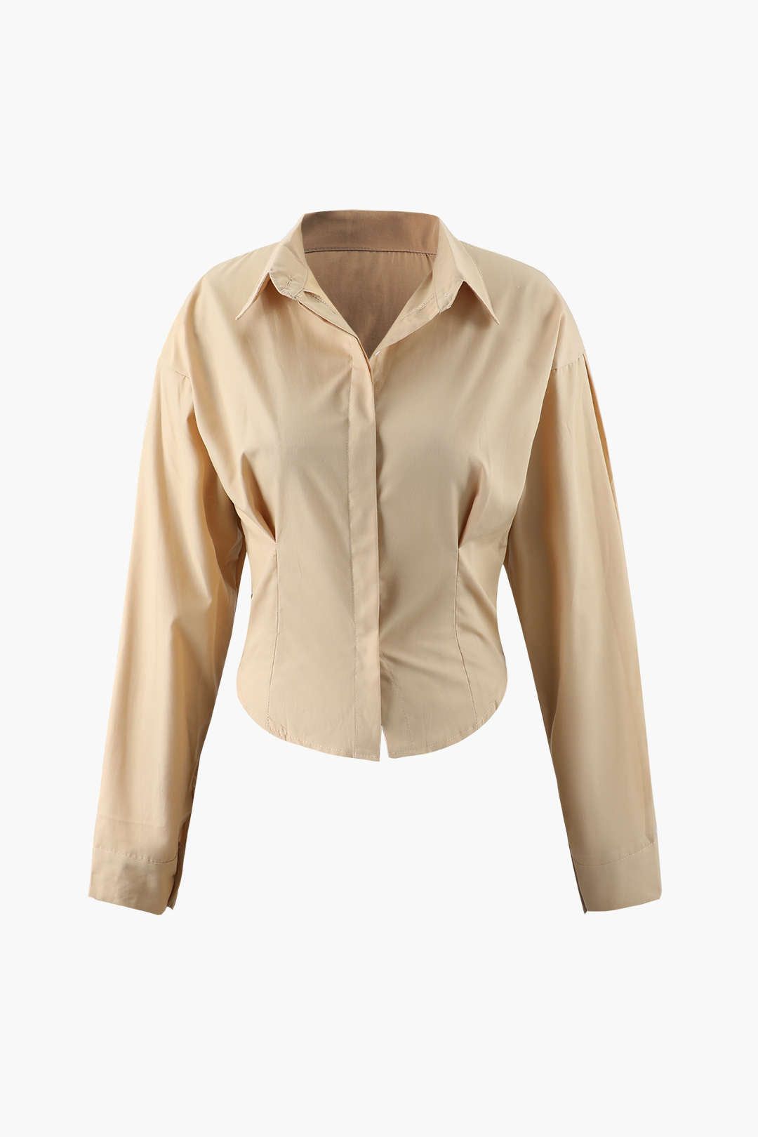 Pleated Long Sleeve Shirt sold by Micas