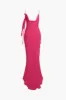 3D Floral Cowl Neck Slip Maxi Dress sold by Micas
