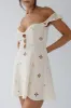 Solid Cut Out Mini Dress sold by Micas