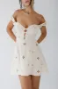 Solid Cut Out Mini Dress sold by Micas