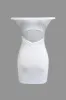 Off-Shoulder Cut Out Ruched Mini Dress sold by Micas