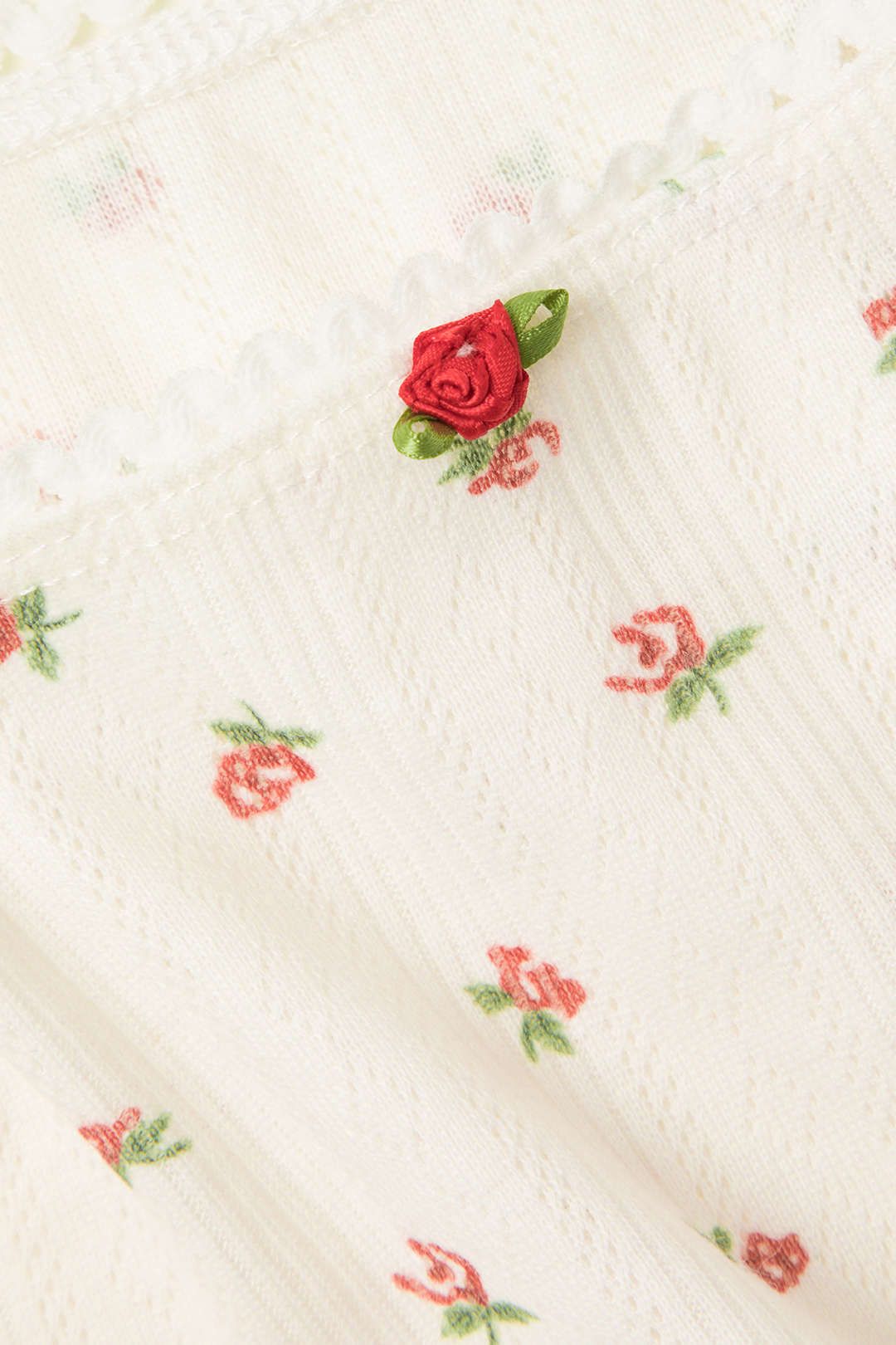 Ditsy Rose Square Neck Corset Top And Midi Skirt Set sold by Micas product image thumbnail 8