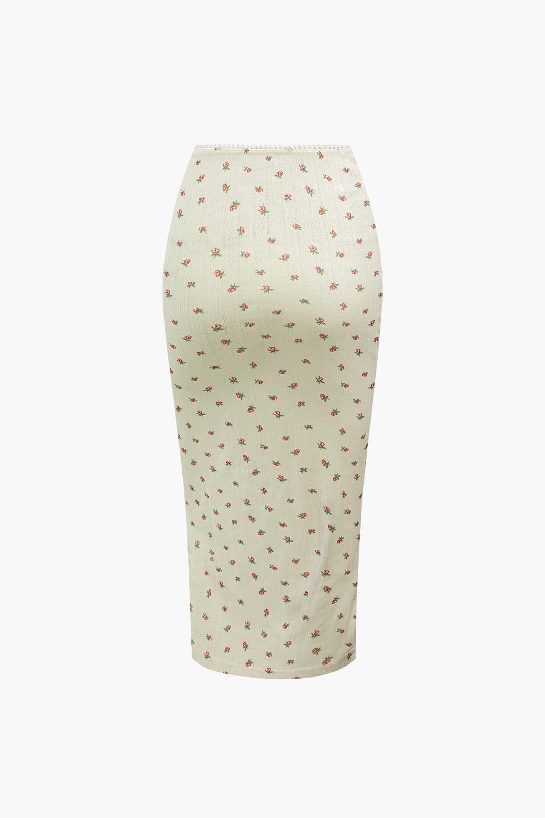 Ditsy Rose Square Neck Corset Top And Midi Skirt Set sold by Micas product image thumbnail 5