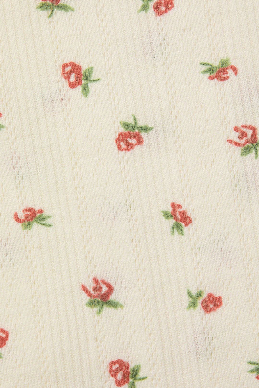 Ditsy Rose Square Neck Corset Top And Midi Skirt Set sold by Micas product image thumbnail 7