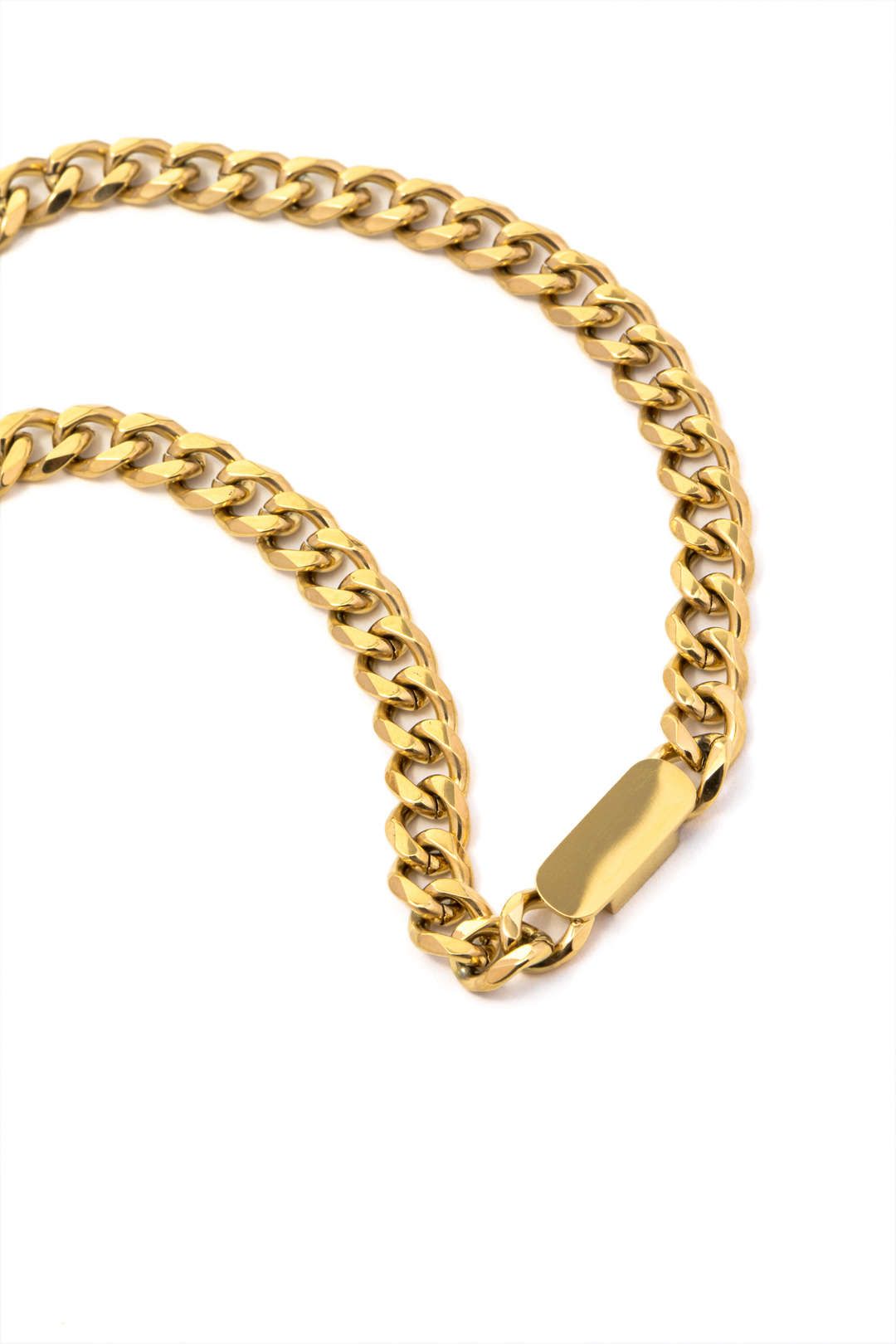 Gold Bar Link Chain Necklace sold by Micas product image thumbnail 2