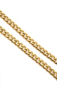 Gold Bar Link Chain Necklace sold by Micas