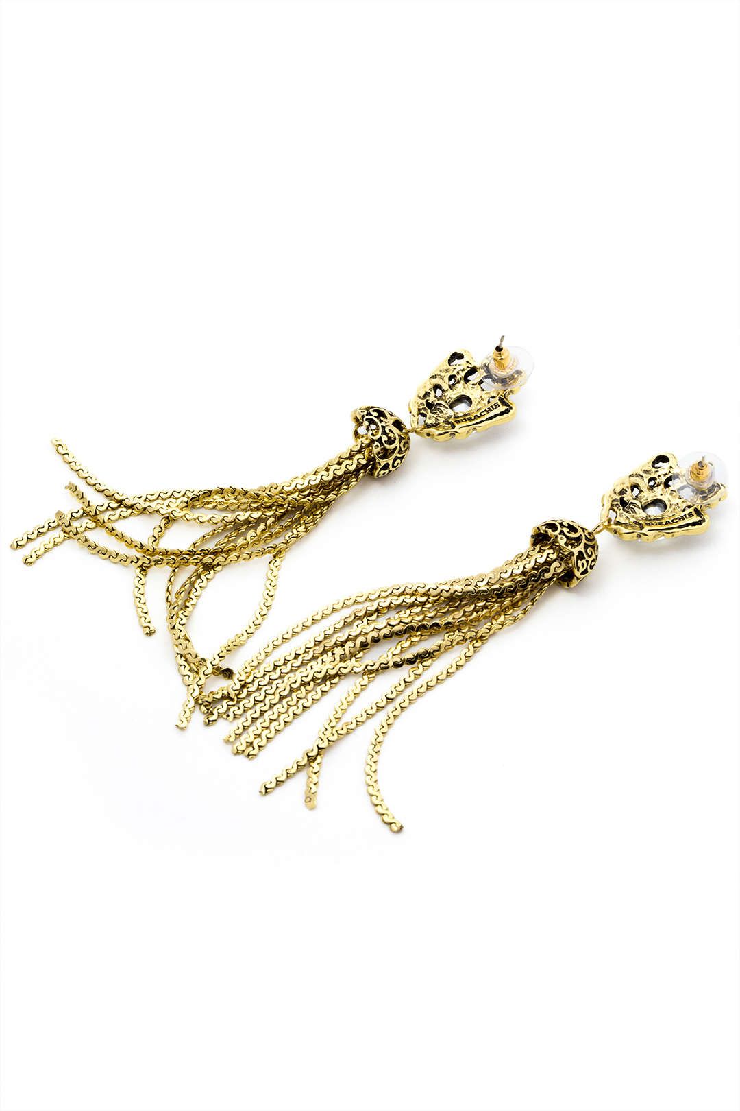 Crystal Fringe Earrings sold by Micas product image thumbnail 5